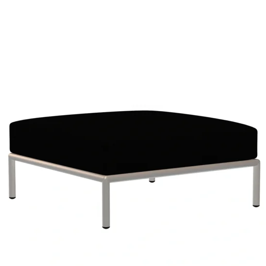 Houe Level ottoman vit/char