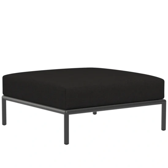 Houe Level ottoman mörkgrå/char