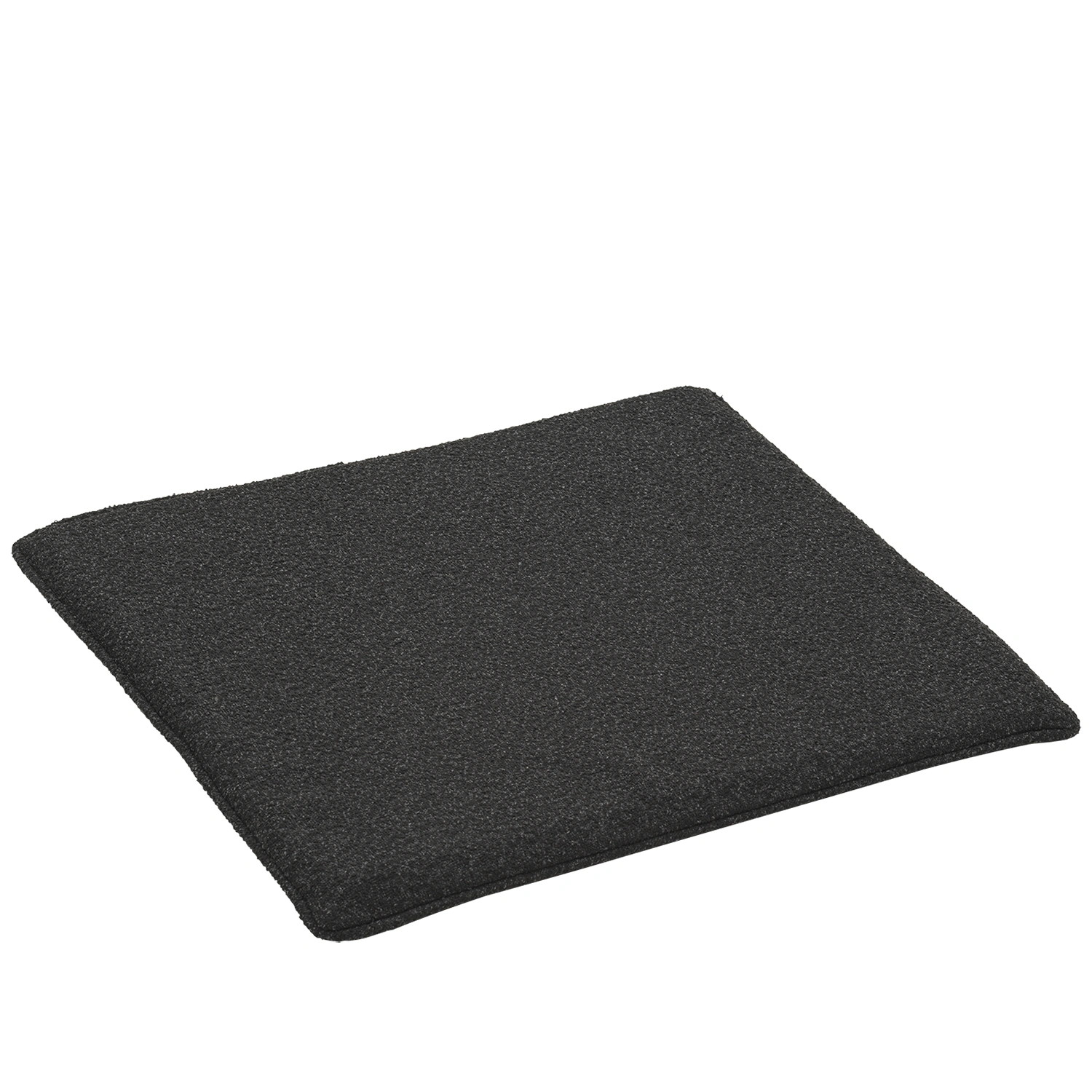 Frisk sittdyna - teddy svart, 43x41 cm