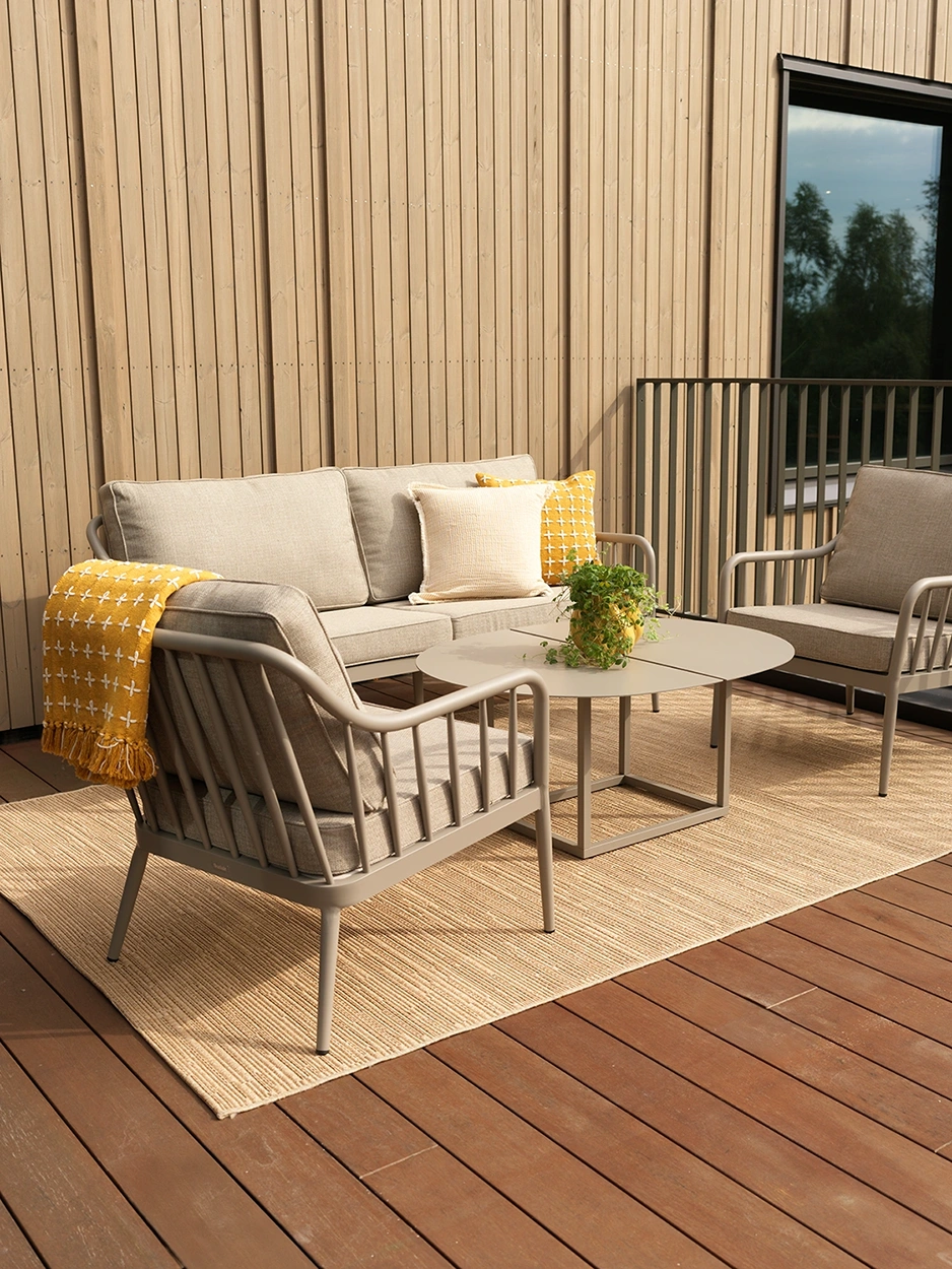 Coleville soffgrupp khaki/burlap beige