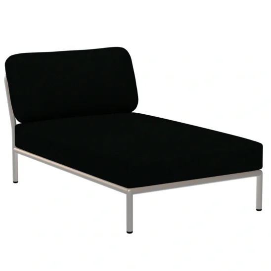 Houe Level schäslong vit/alpingrön