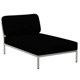 Level schäslong vit/char