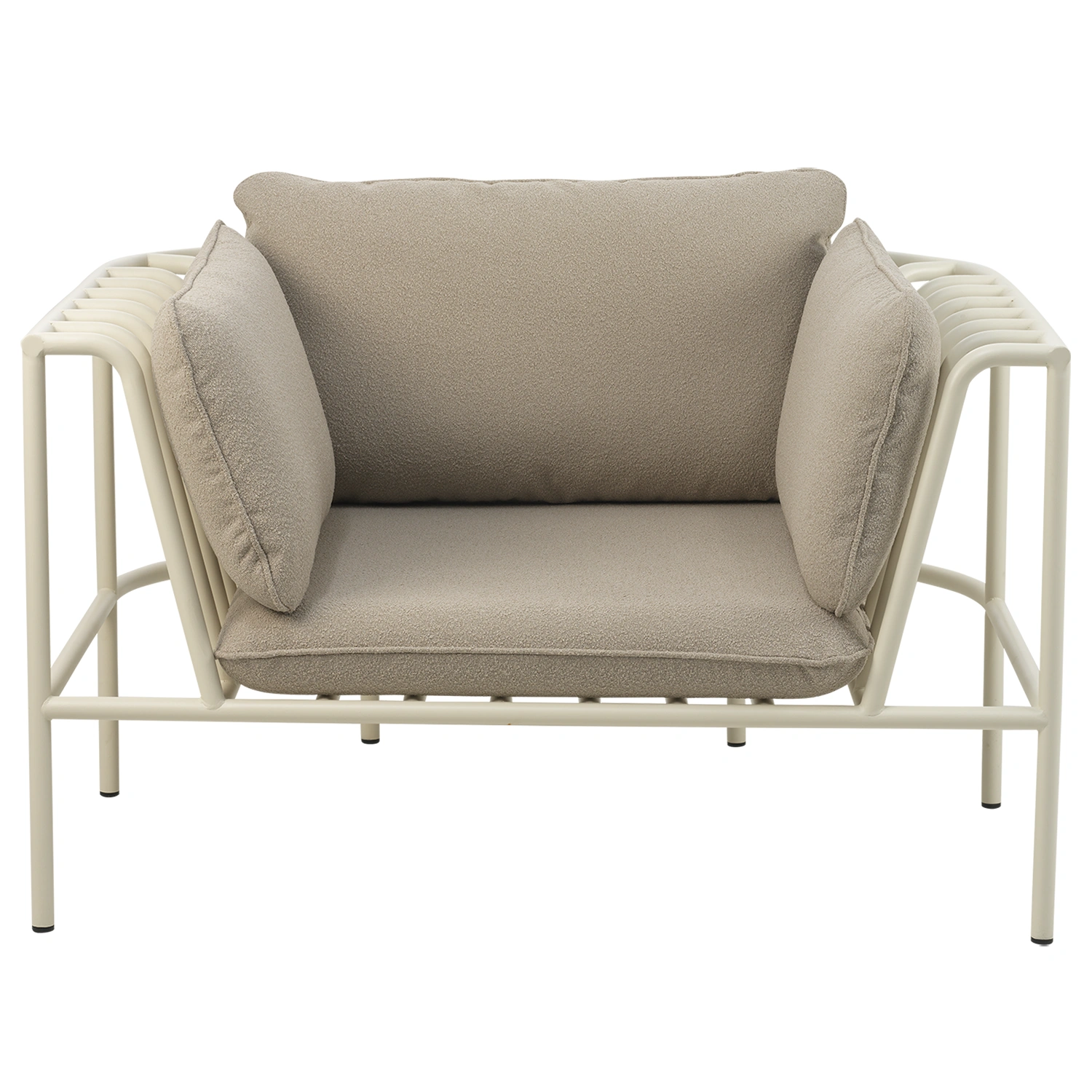 Collier fåtölj pärlvit/teddy beige