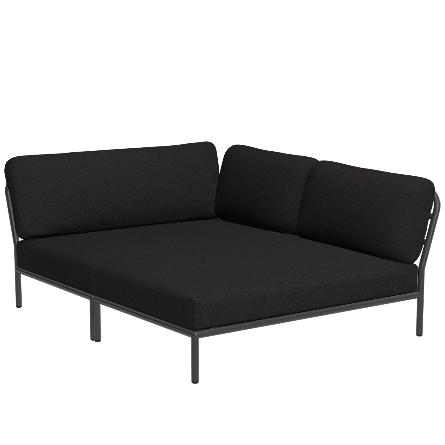 Houe Level Cozy Corner höger mörkgrå/char