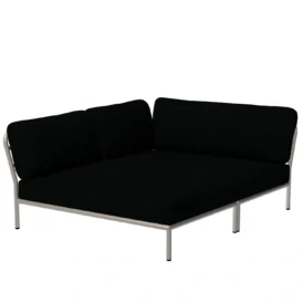 Level Cozy Corner vänster vit/alpingrön