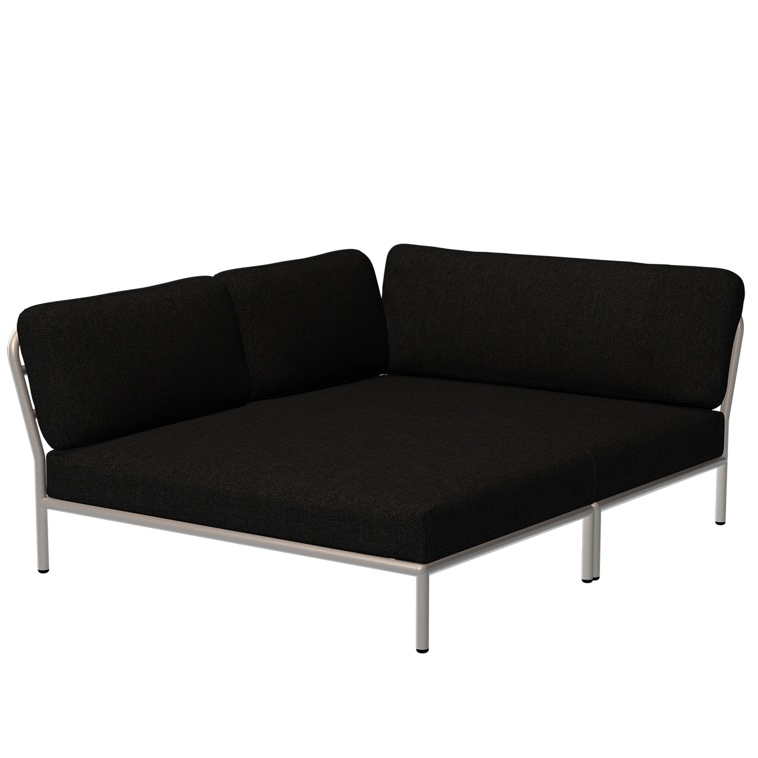 Houe Level Cozy Corner vänster vit/mörkgrå