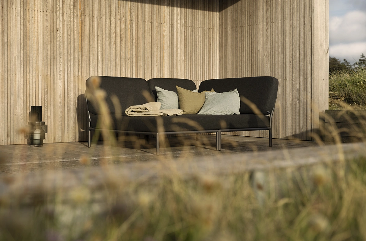 Houe Level Cozy Corner höger mörkgrå/char