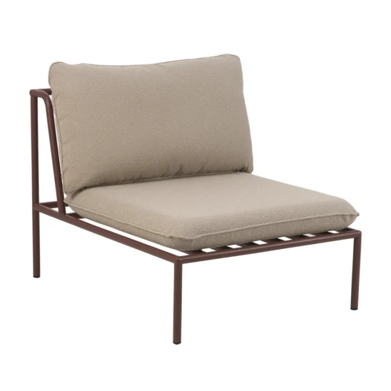 Collier mittmodul zin red/teddy beige