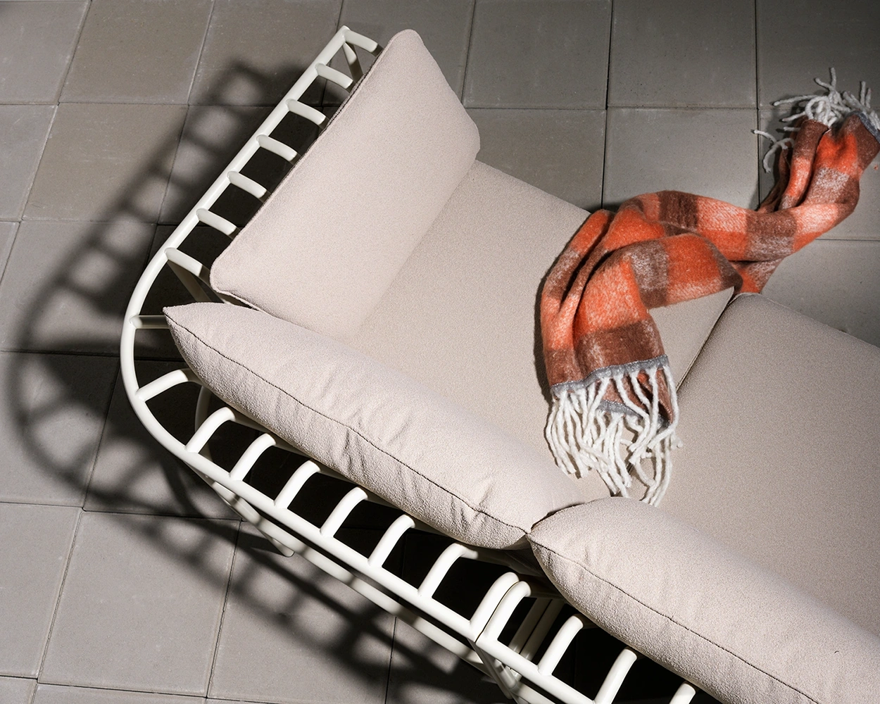 Collier avslutsmodul pärlvit/teddy beige