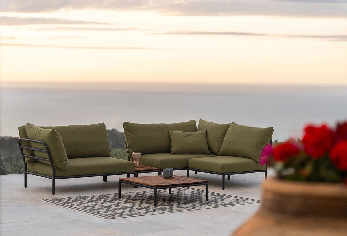 Level2 mittdel mörkgrå/leaf