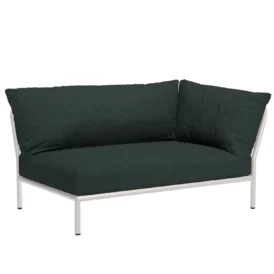 Level2 2-sitsdel höger vit/alpingrön