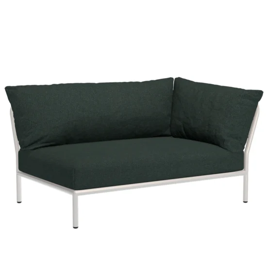 Houe Level2 2-sitsdel höger vit/alpingrön