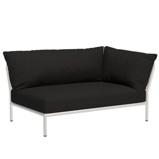 Houe Level2 2-sitsdel höger vit/char