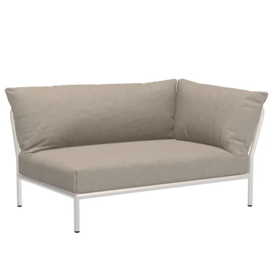 Houe Level2 2-sitsdel höger vit/ash