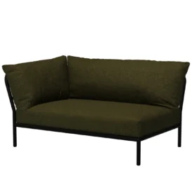 Level2 2-sitsdel vänster mörkgrå/leaf