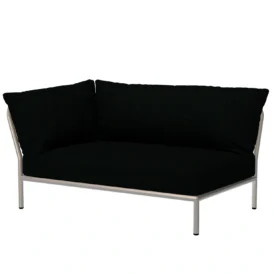 Level2 2-sitsdel vänster vit/alpingrön