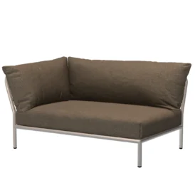 Level2 2-sitsdel vänster vit/ash