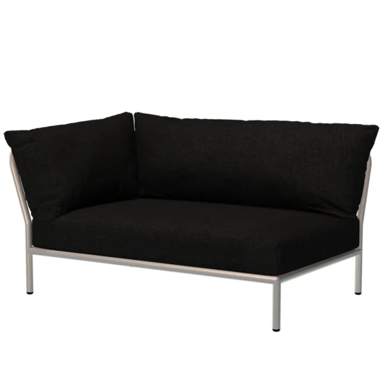 Houe Level2 2-sitsdel vänster vit/mörkgrå