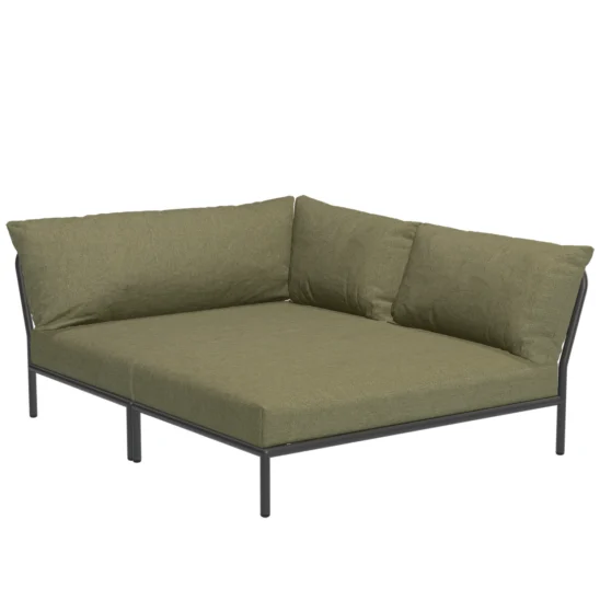 Houe Level2 Cozy Corner höger mörkgrå/leaf