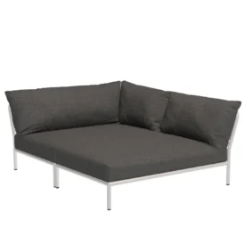 Level2 Cozy Corner höger vit/mörkgrå