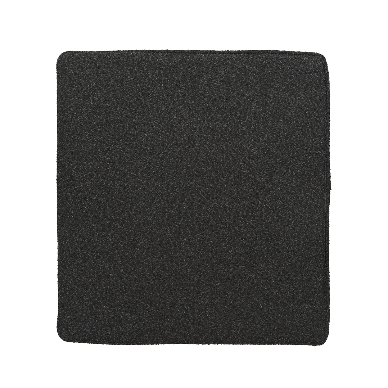 Frisk sittdyna - teddy svart, 48x53 cm