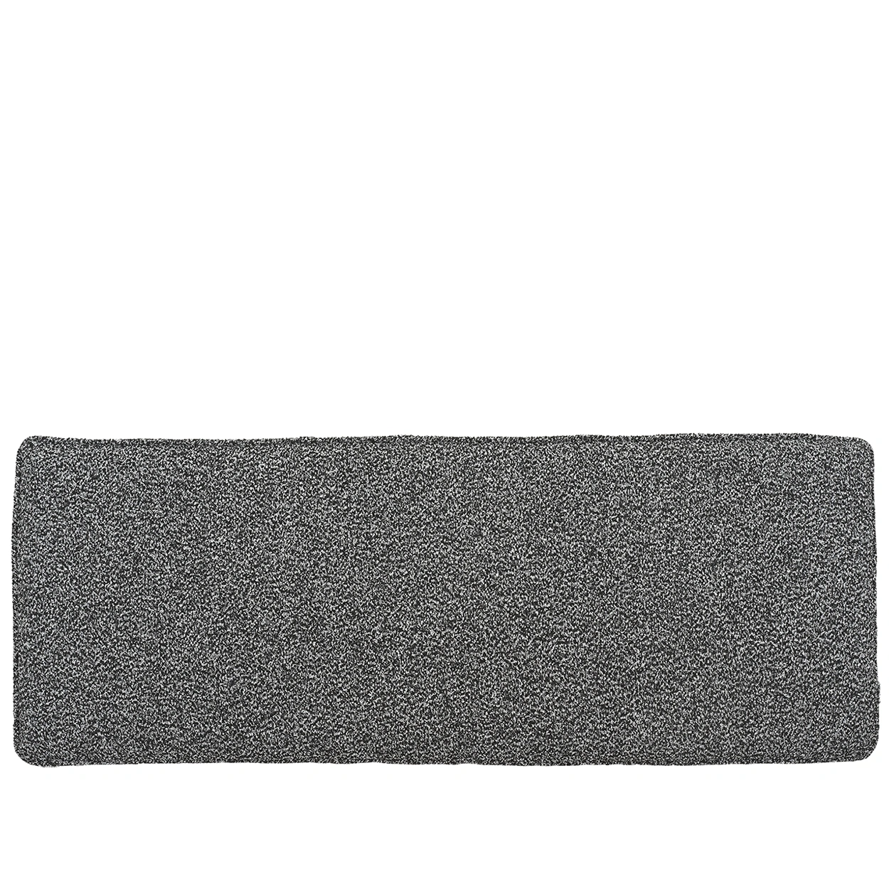 Frisk bänkdyna - teddy antracit, 102x37 cm