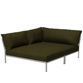 Level2 Cozy Corner vänster vit/leaf