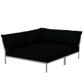 Level2 Cozy Corner vänster vit/alpingrön