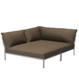 Level2 Cozy Corner vänster vit/ash