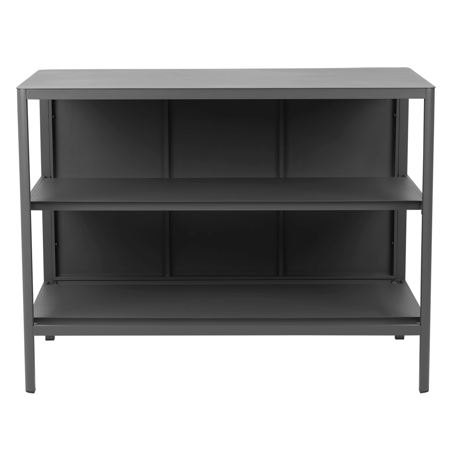 Kelia utekök med hyllor - antracit