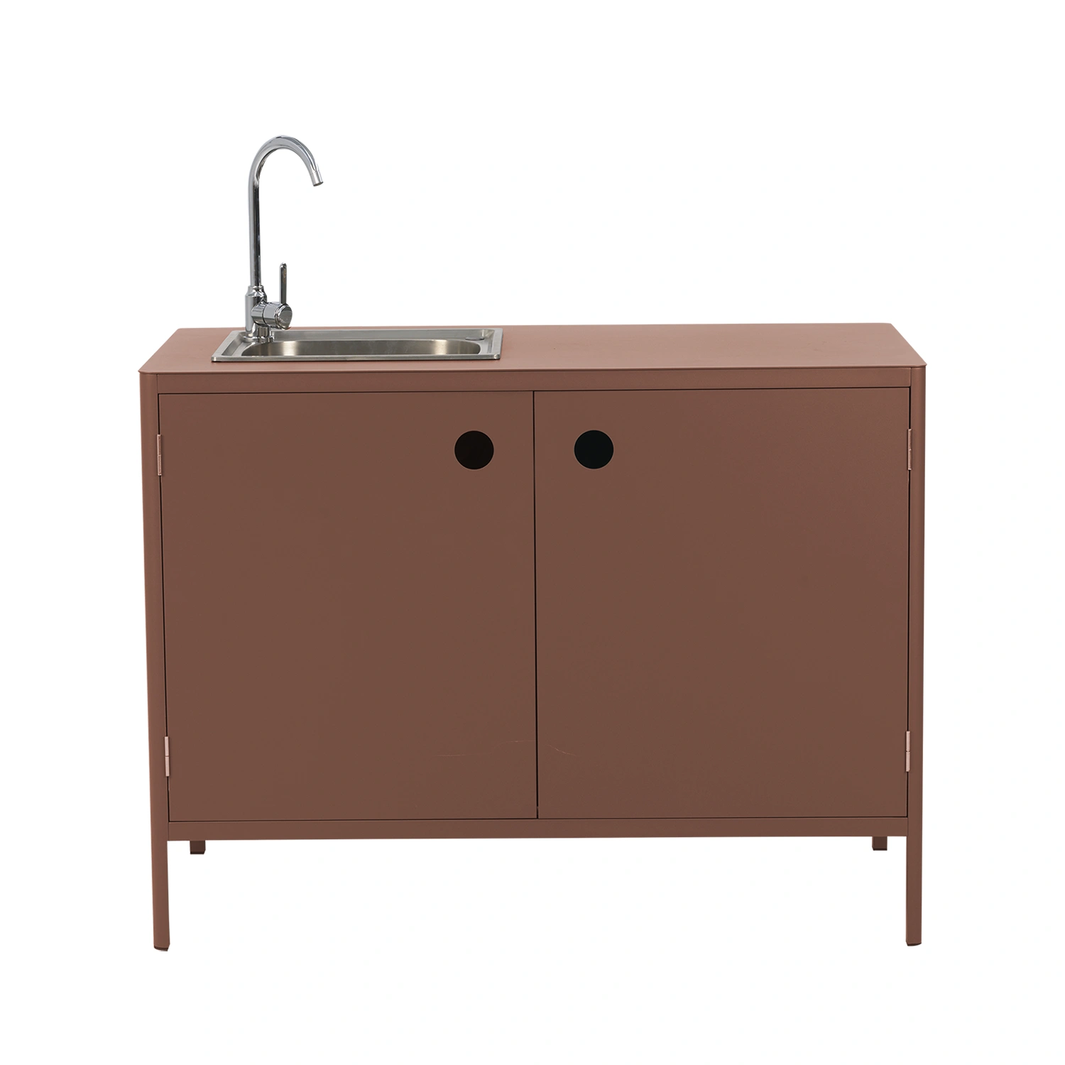 Kelia utekök med vask och kran - zin red