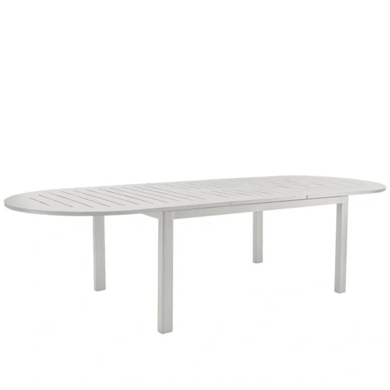 Lomma Ellips matbord ljusgrå - 220-280x110 cm