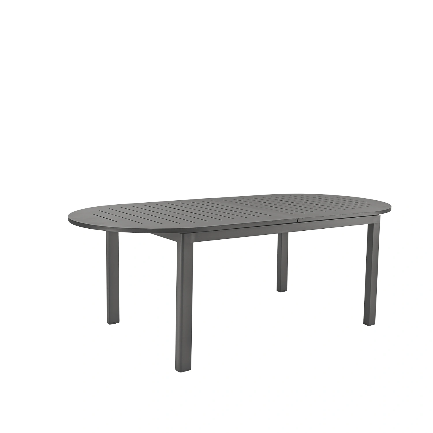 Lomma Ellips matbord antracit - 220-280x110 cm