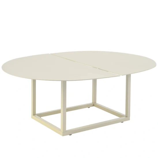 Olive soffbord pärlvit - 110x80 cm