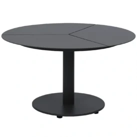 Peace soffbord svart - Ø80 H46 cm