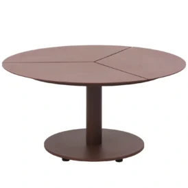 Peace soffbord zin red - Ø80 H40 cm