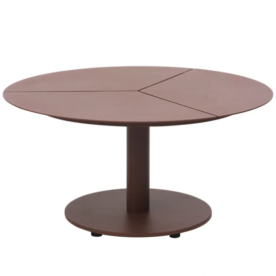 Peace soffbord zin red - Ø80 H40 cm