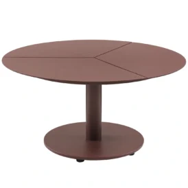 Peace soffbord zin red - Ø80 H46 cm