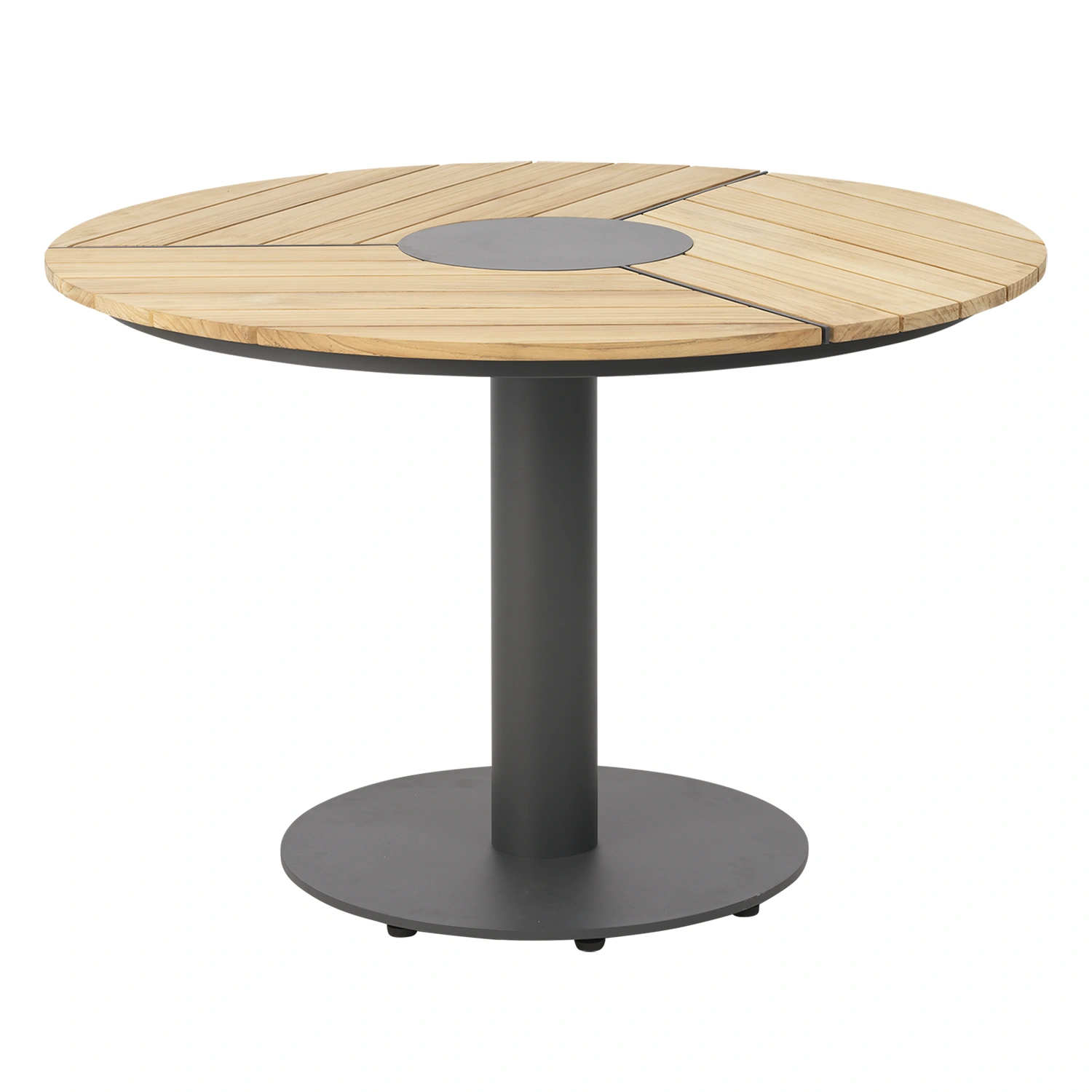 Product Image for Peace matbord antracit/teak - Ø110 cm
