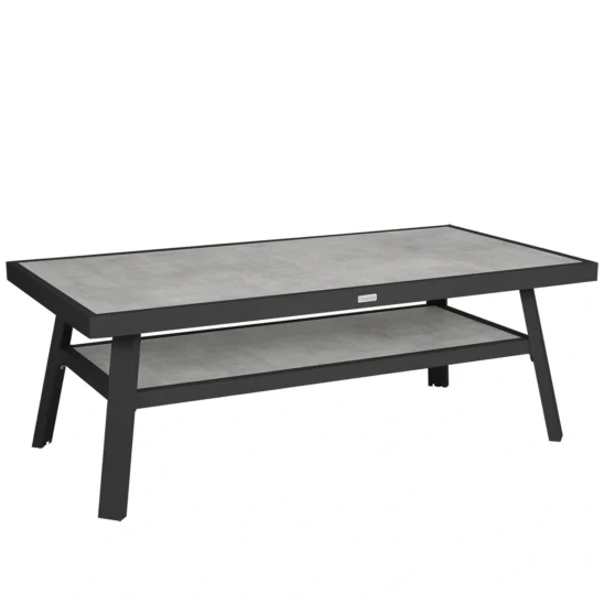 Samvaro Low soffbord - antracit/antracit, 140x90xH50 cm