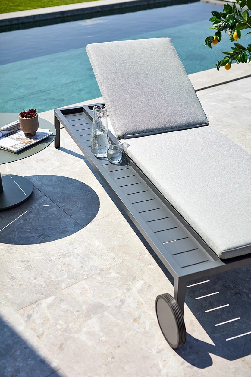 Samvaro solsäng antracit/pärlgrå