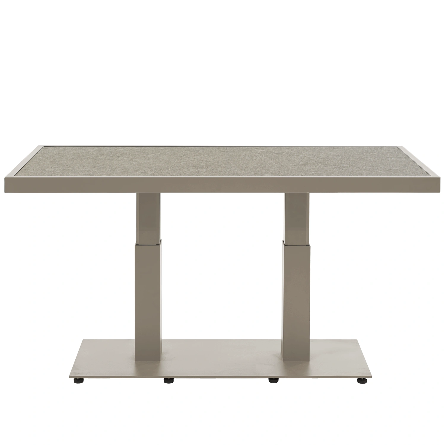 Scale höj- och sänkbart soffbord - khaki/greige, 140x85 cm