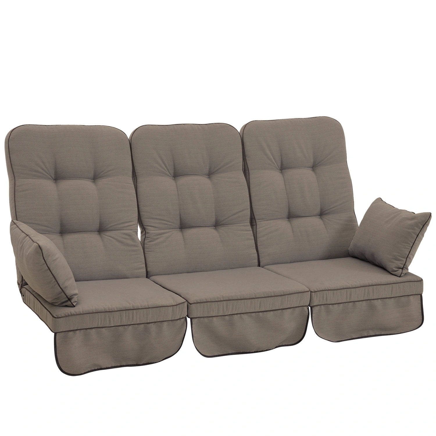 Softa Delux hammockdynor hög rygg - taupe polyester