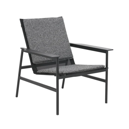 Soro fåtölj svart/teddy antracit