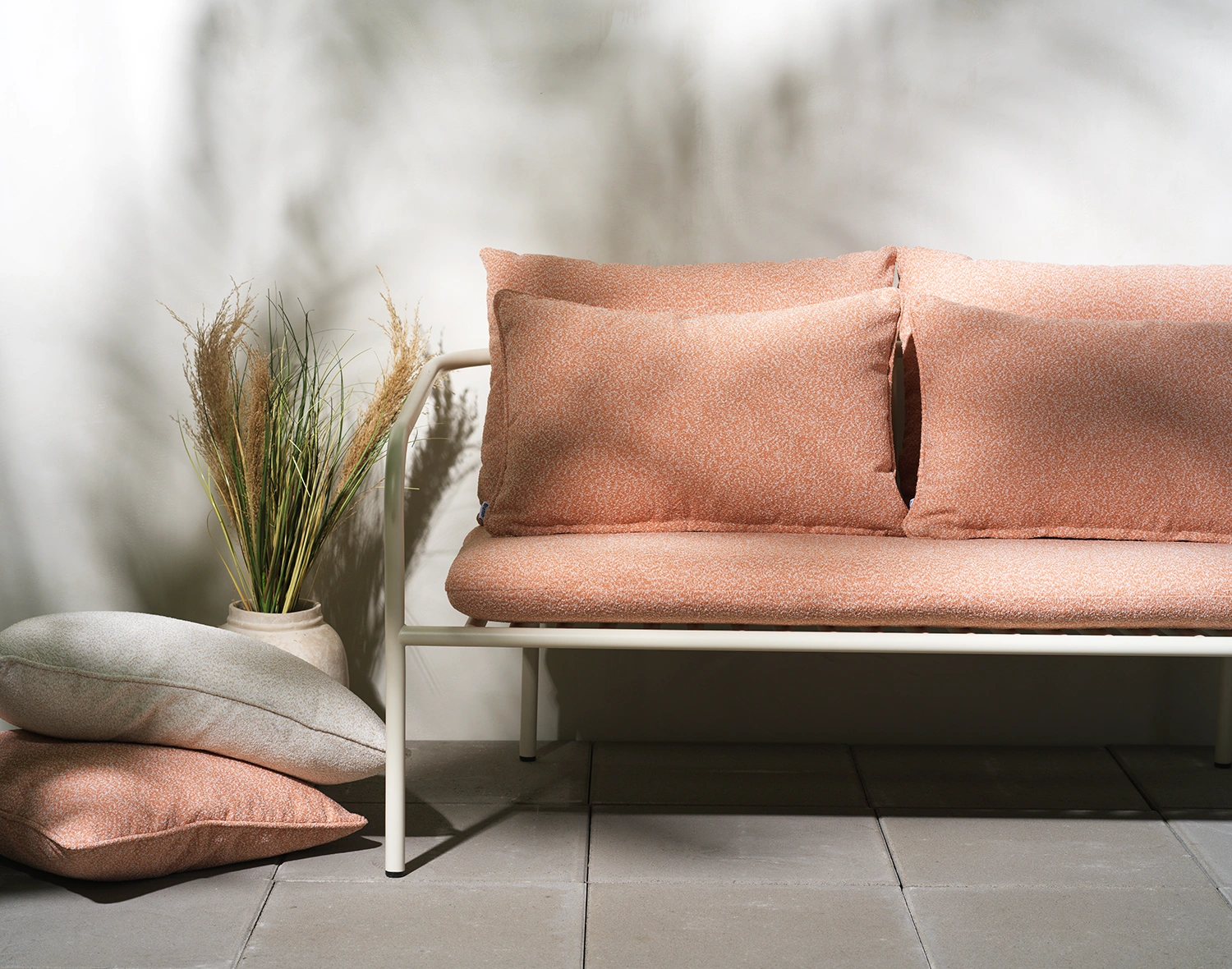 Teddy kudde orange 60x40 cm