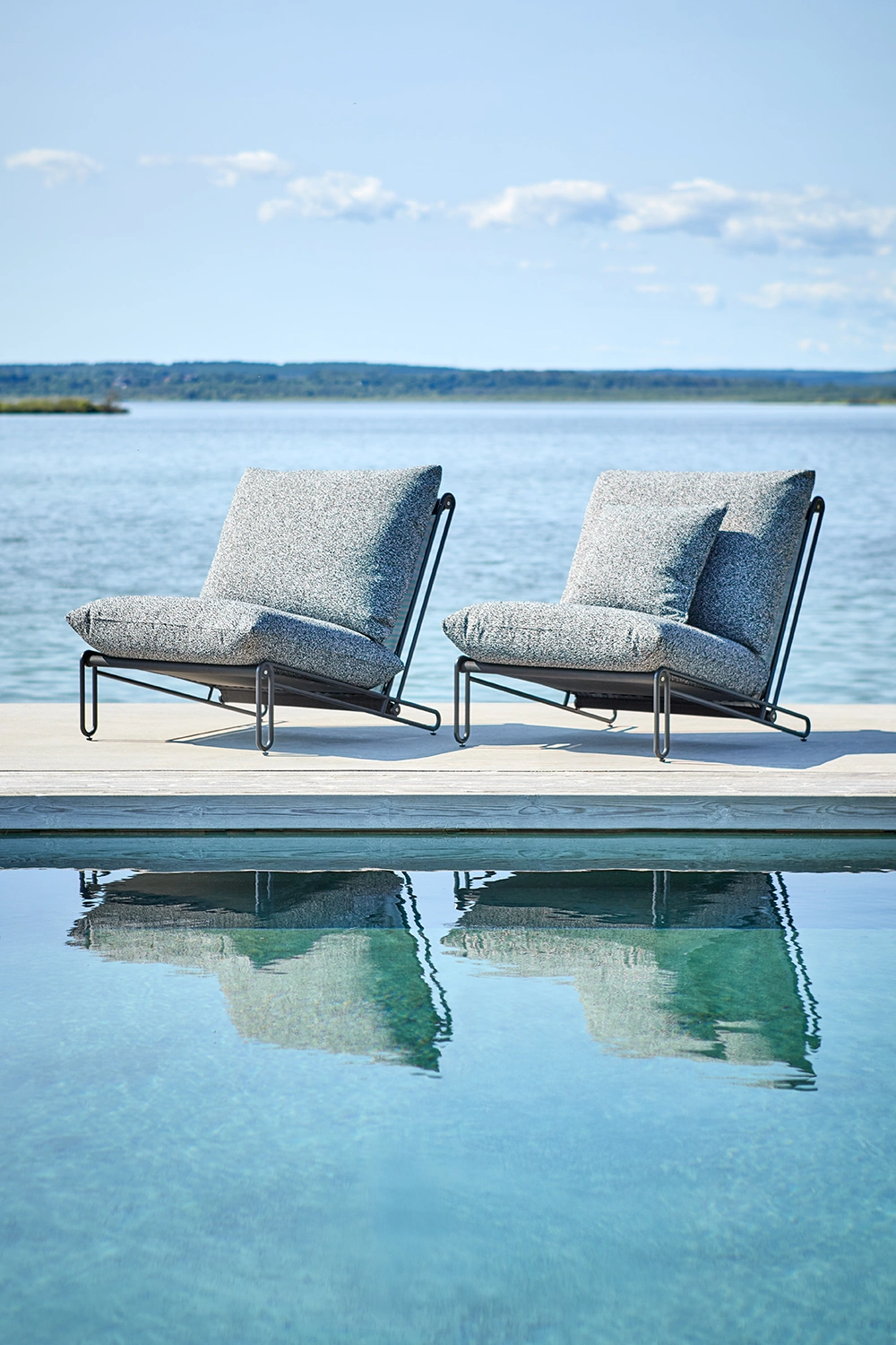 Teddy kudde antracit 50x50 cm