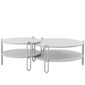 Blixt satsbord ljusgrå - Ø65/85 cm