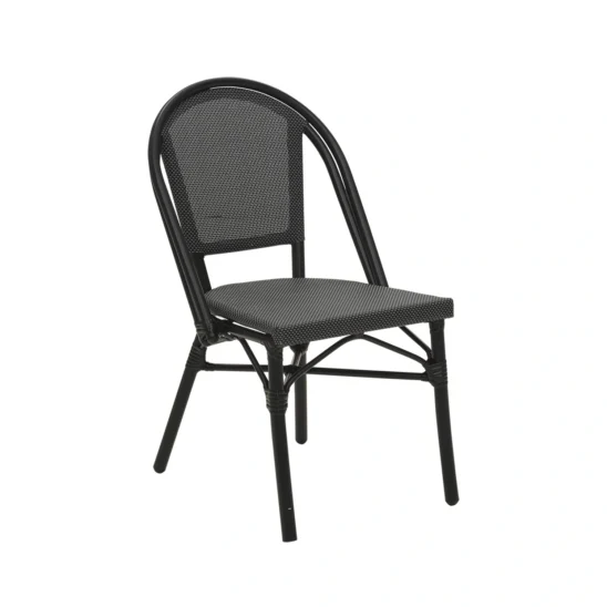 Parterre caféstol svart