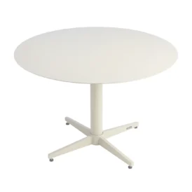 Mill soffbord pärlvit Ø75 cm