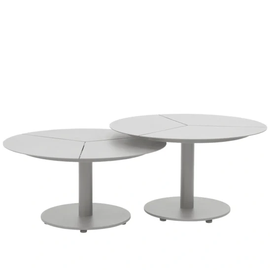 Peace satsbord ljusgrå - Ø80/80 cm